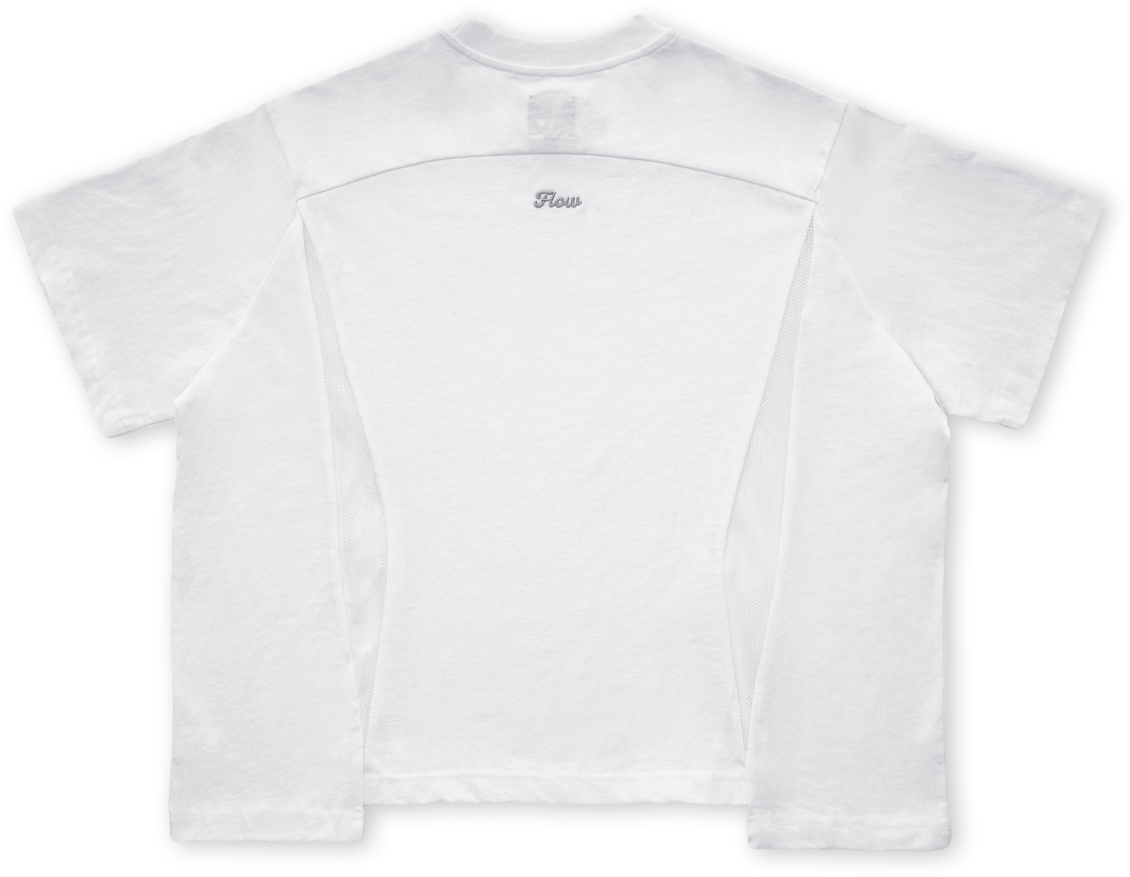 Boxy Mesh Panel Tee