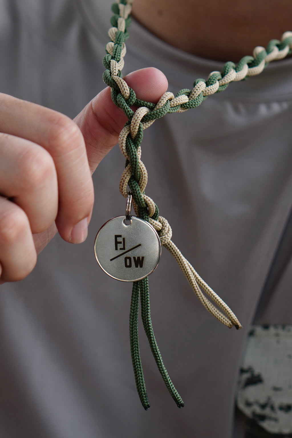 Dual Tone Fiber Necklace